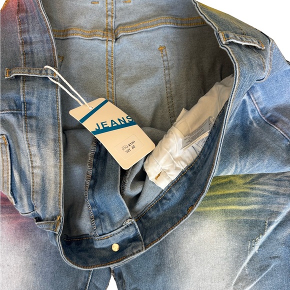 Splatter Paint Jeans - Picture 2 of 5